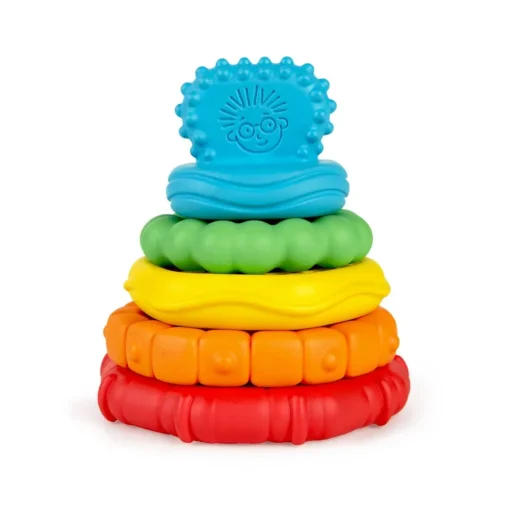 Baby Einstein Stack & Teethe Multi-Textured Teether Toy