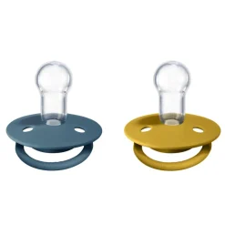 BIBS De Lux Silicone Colour Mix 2pk - One Size
