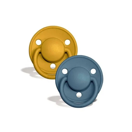 BIBS De Lux Silicone Colour Mix 2pk - One Size