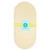 Custom Large Oval Latex & Wool Bassinet Mattress