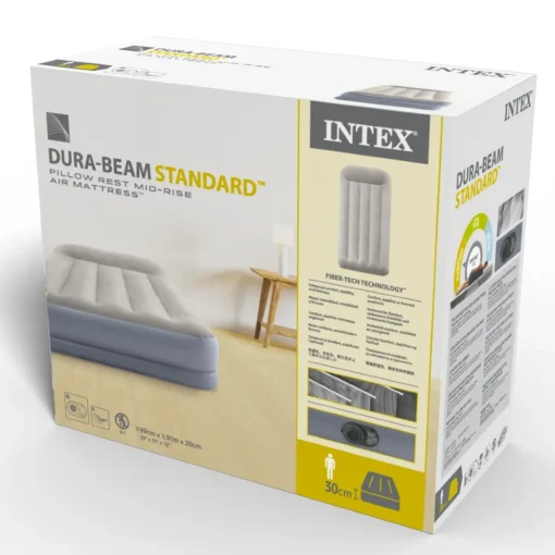 Intex Dura-Beam Standard Pillow Rest Mid-Rise Airbed