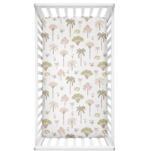 Lolli Living Sateen Fitted Cot Sheet - 135 x 75cm - Clearance