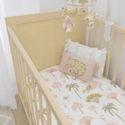 Lolli Living Sateen Fitted Cot Sheet - 135 x 75cm - Clearance