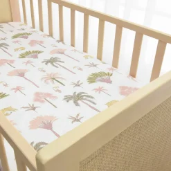 Lolli Living Sateen Fitted Cot Sheet - 135 x 75cm - Clearance