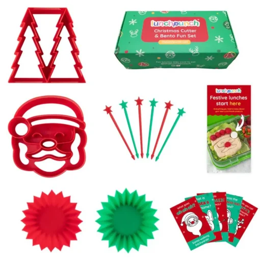 Lunch Punch Cutter & Bento Set - Christmas