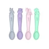 Melii Silicone Spoons 4 Piece Animal Set