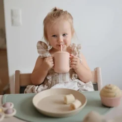 Mushie Silicone Training Cup & Straw