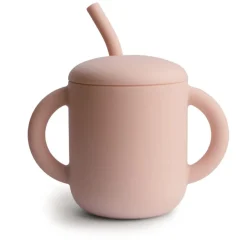 Mushie Silicone Training Cup & Straw
