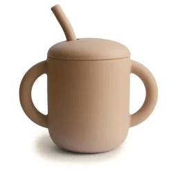 Mushie Silicone Training Cup & Straw