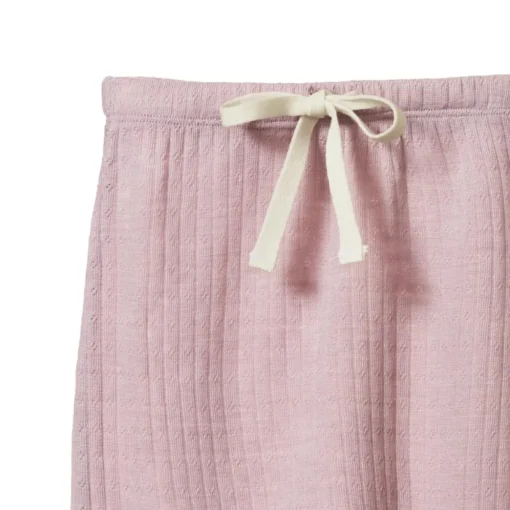 Nature Baby Merino Pointelle Drawstring Pants