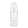 NUK First Choice Glass Bottle Wide Neck White