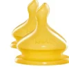 NUK Wide Neck Latex Teat - Large Hole - 2pk