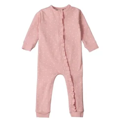 Organic Cotton Ruffle Zip Suit - Clearance