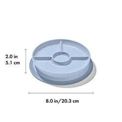 OXO Tot Stick & Stay Suction Divided Plate