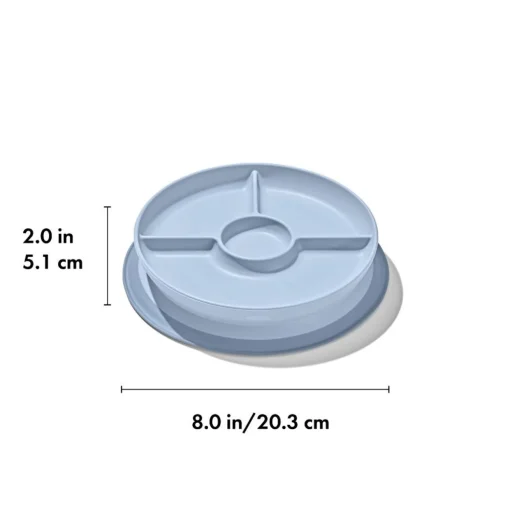 OXO Tot Stick & Stay Suction Divided Plate
