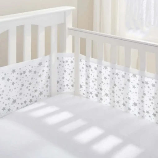 Print Breathable Mesh Cot Liner - 4 Sides