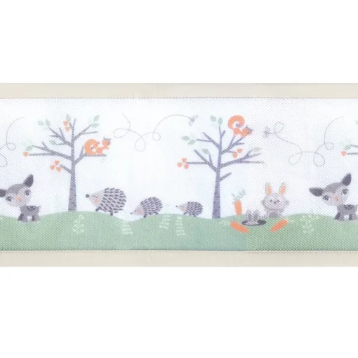 Print Breathable Mesh Cot Liner - 4 Sides