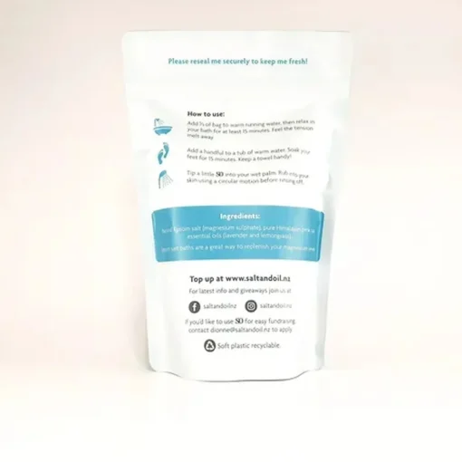 Salt & Oil - Soothing Bath Soak Pouch 450g