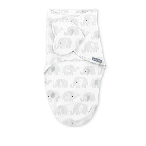 SwaddleMe by Ingenuity Monogram Collection Stage 1 1.0 tog Swaddle 1pk