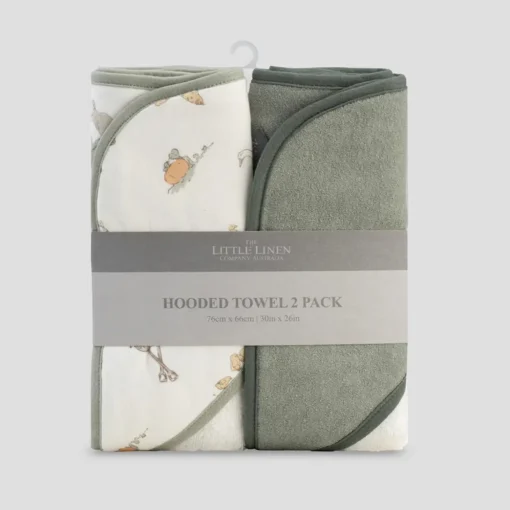 The Little Linen Company Hooded Towel 2 Pack