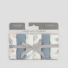 The Little Linen Company Towelling Washers 6 Pack