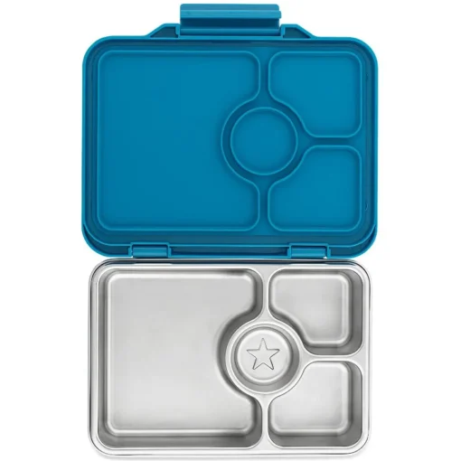 Yumbox Pret Stainless Steel 4 Compartment Bento Lunchbox